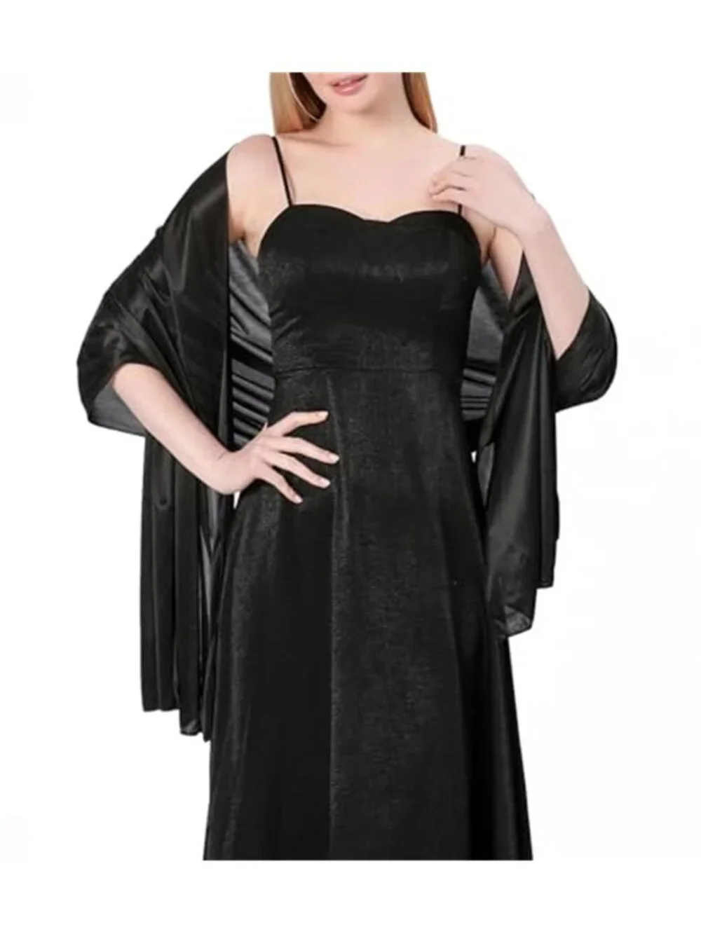 Women Satin Shawl Wrap for Evening Dresses Cover Up Wedding Gifts